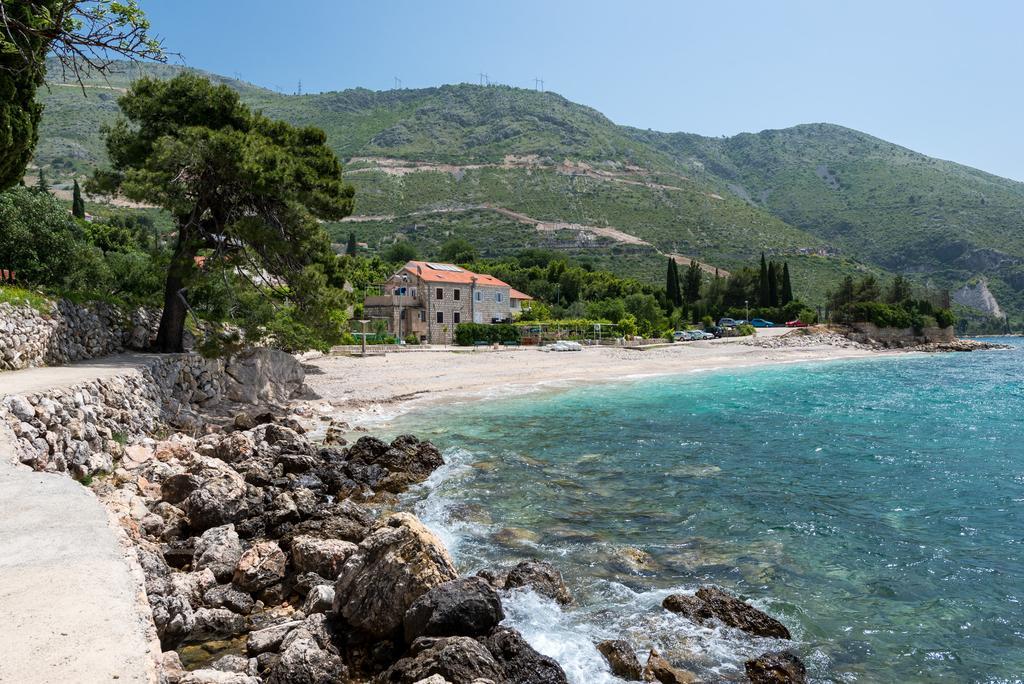 Beach House Poseydon Mlini Buitenkant foto