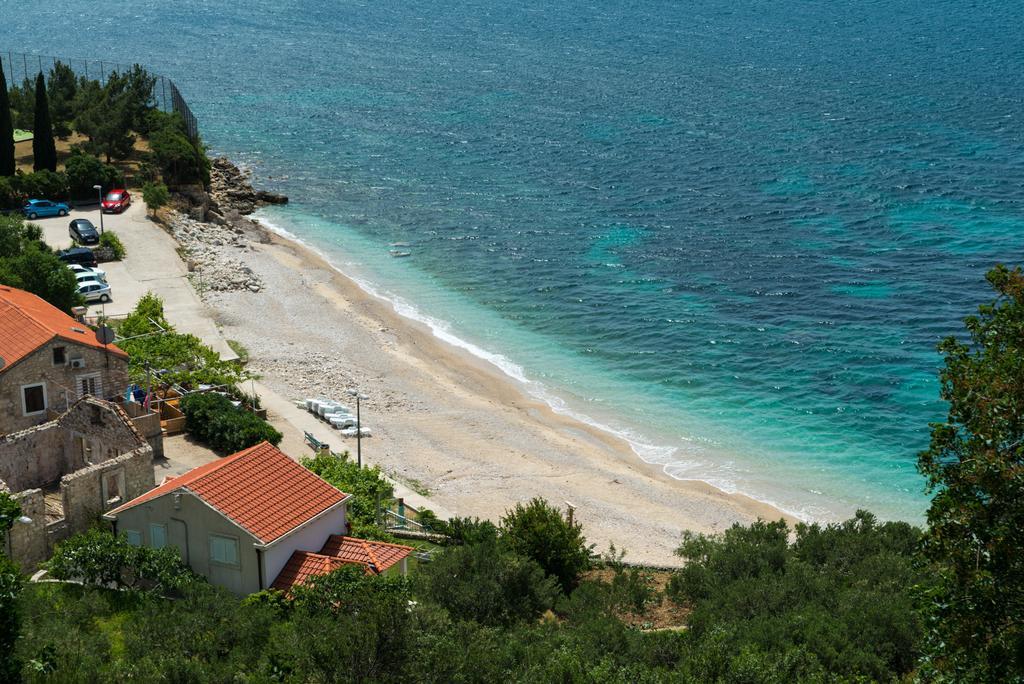 Beach House Poseydon Mlini Buitenkant foto